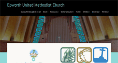 Desktop Screenshot of epworthumc.net